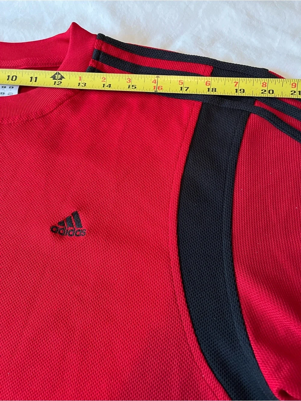 Adidas Men’s Red Performance Short Sleeve Training Shirt